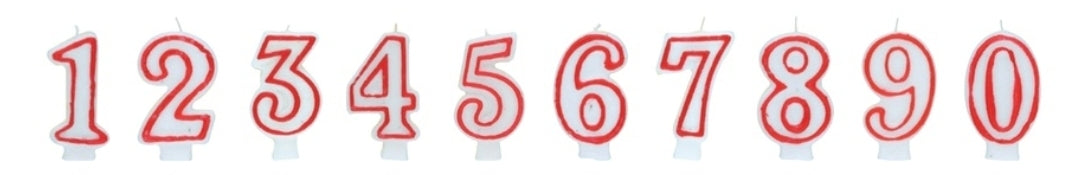 Unique Party Number Candles