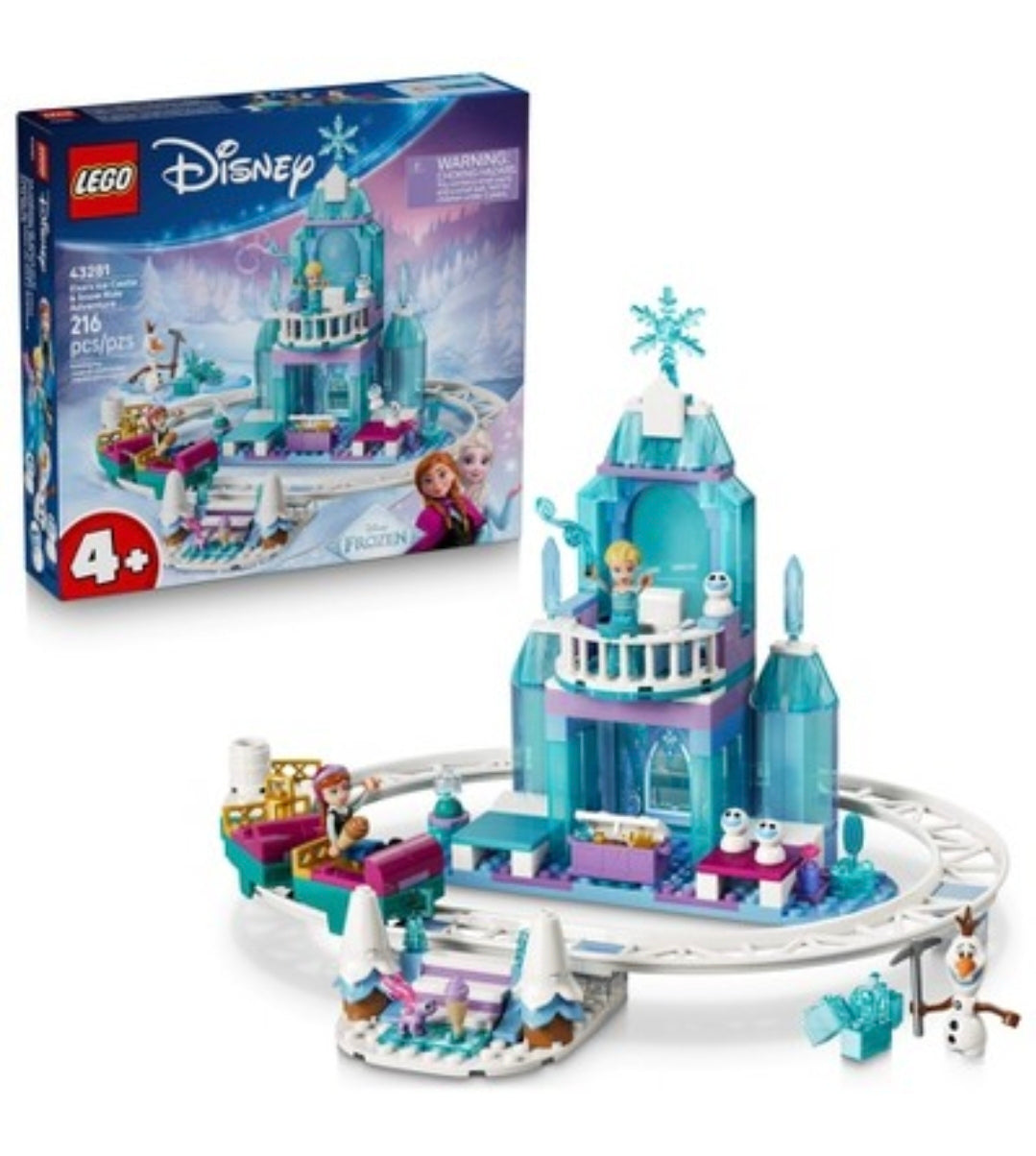 Lego Disney Elsa's Ice Castle & Snow Ride Adventure (43281)