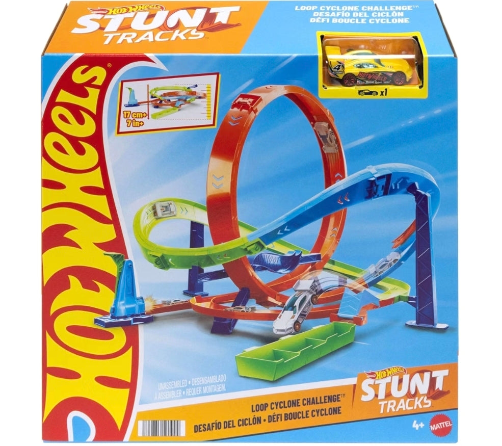 Hot Wheels Stunt Tracks Loop Cyclone Challenge