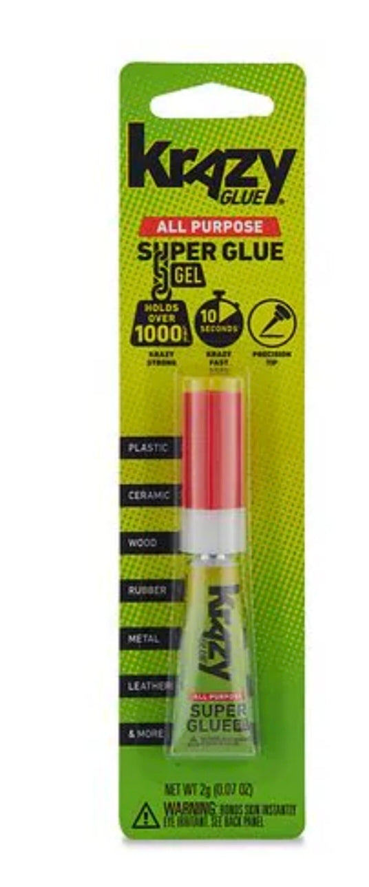 Krazy Glue Instant All-Purpose Glue Gel, 0.07 oz