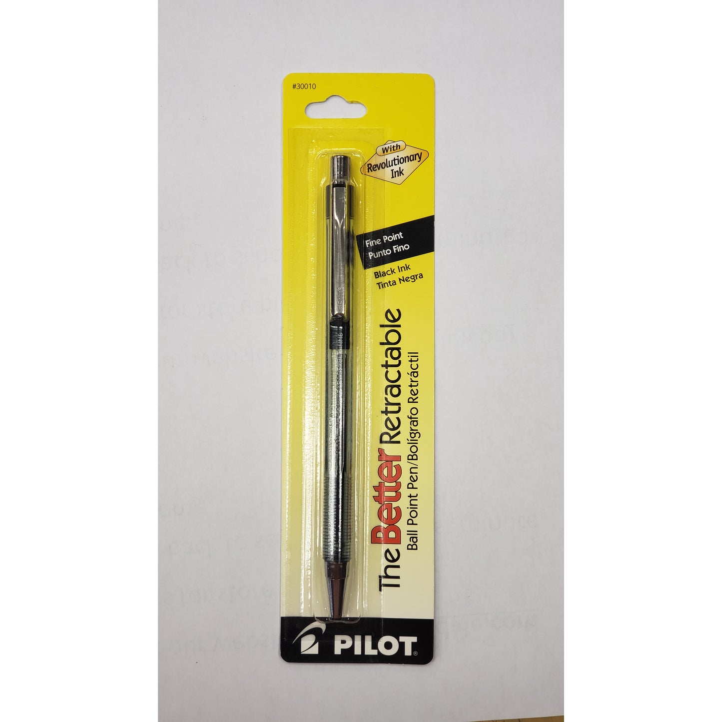 Pilot The Better Retractable Ballpoint Pen, Black Ink