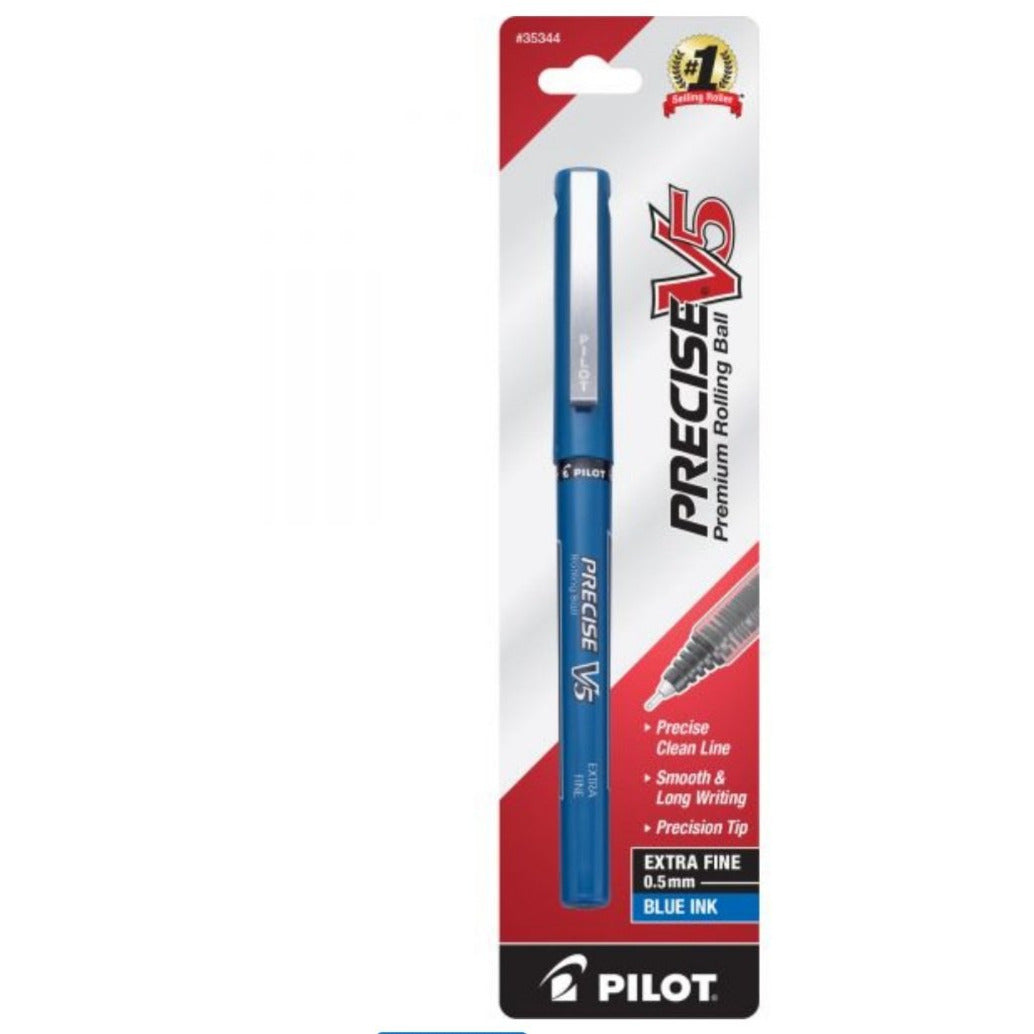 Precise V5 Rolling Ball Pen, 0.5mm Blue Ink