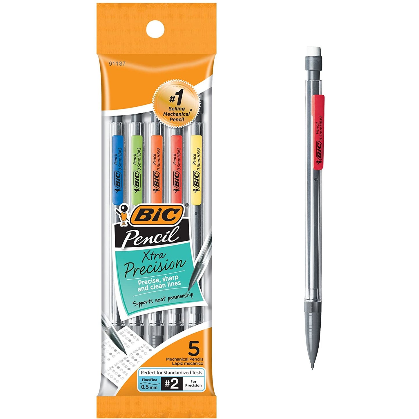 BiC Mechanical Pencils, 0.5mm (5 Pack)