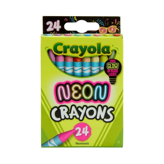 Crayola Neon Crayons GLOW