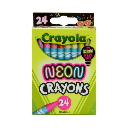 Crayola Neon Crayons GLOW