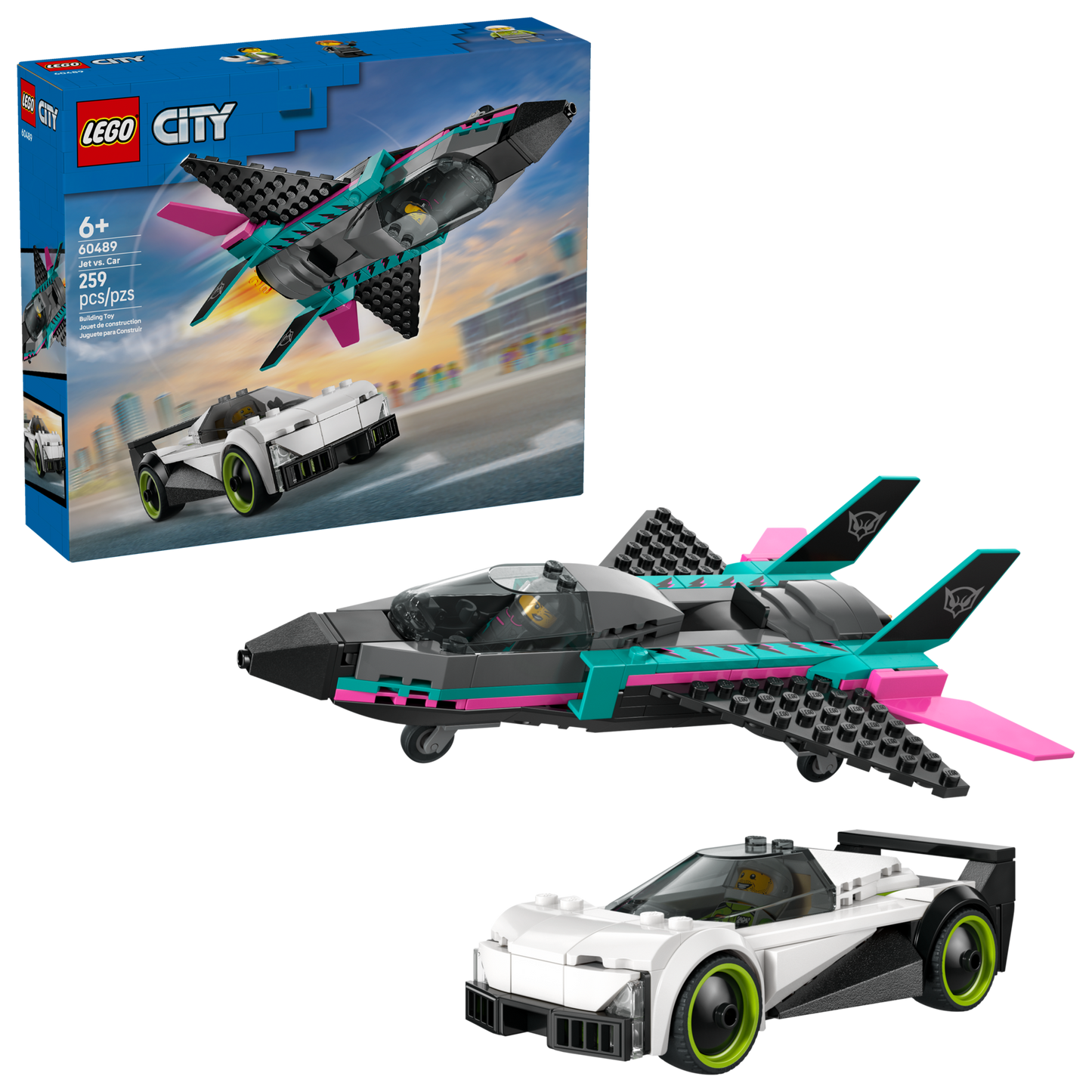 LEGO City Jet vs Car