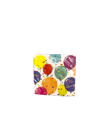 Amscan Balloon Party Napkins (pack of 16) -2 Ply