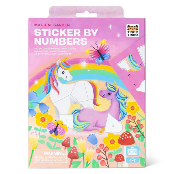 Tiger Tribe Sticker by Numbers Magical Garden