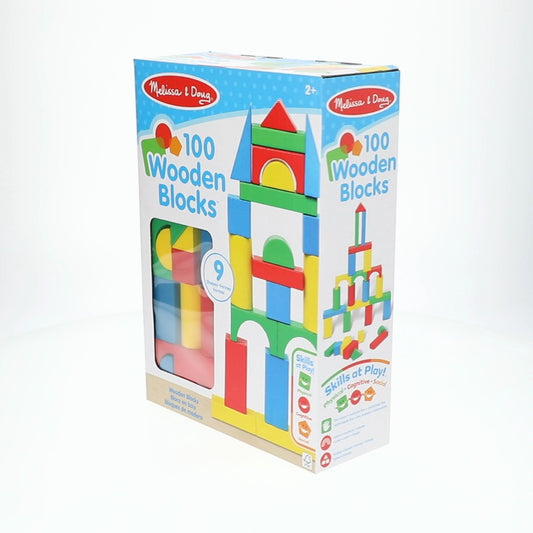 Melissa & Doug 100 Wooden Blocks