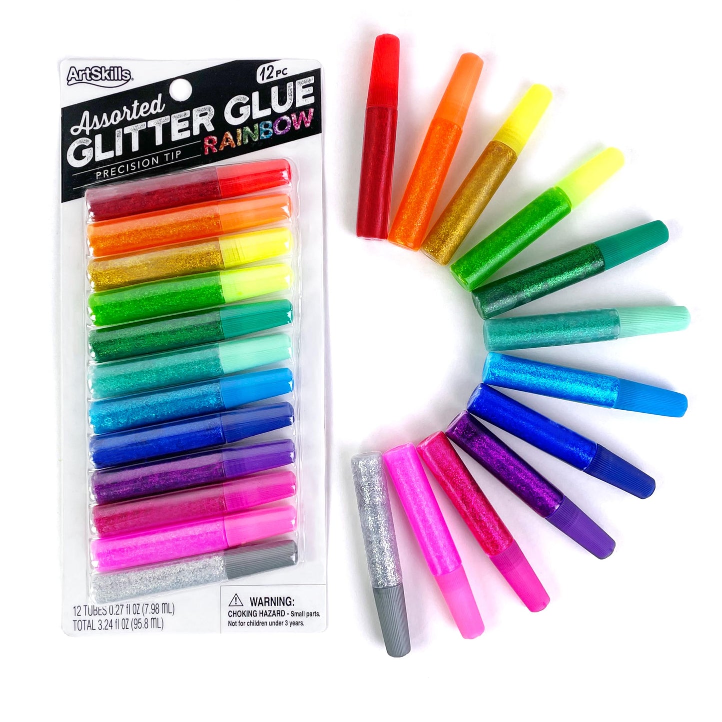 Artskills assorted rainbow glitter glue