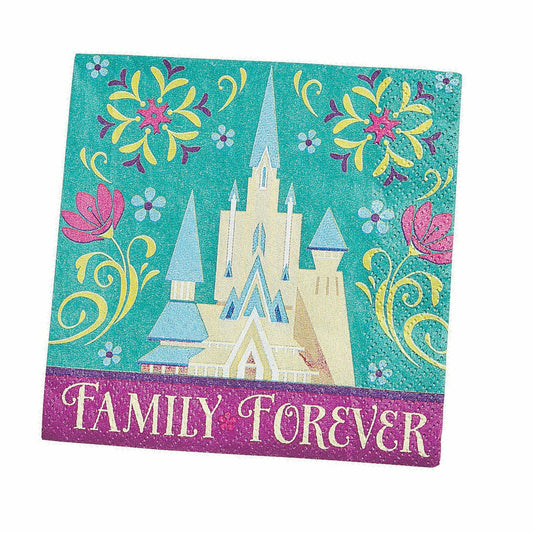 Disney's Frozen Beverage Napkins - Birthday (pack of 16 - 2ply)