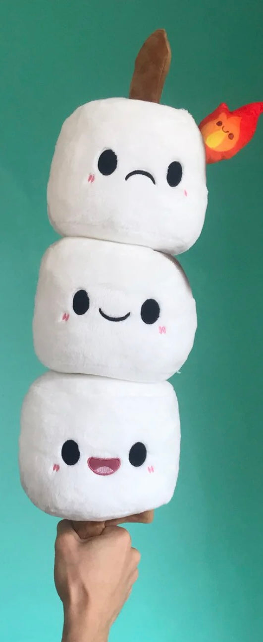 Squishable marshmallow stick