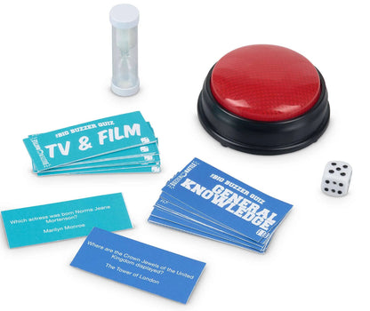 Professor Puzzle - The Big Buzz Off Trivia Party Game With Electronic Buzzer