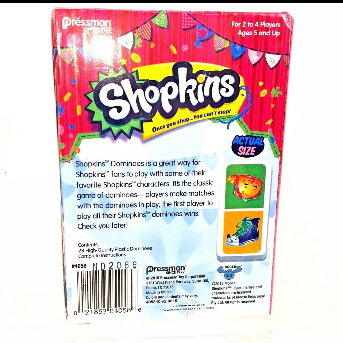 Shopkins Dominoes - Pressman