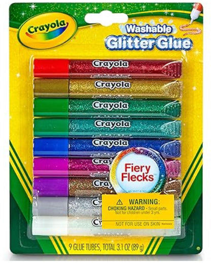 Crayola Washable Glitter Glue Set