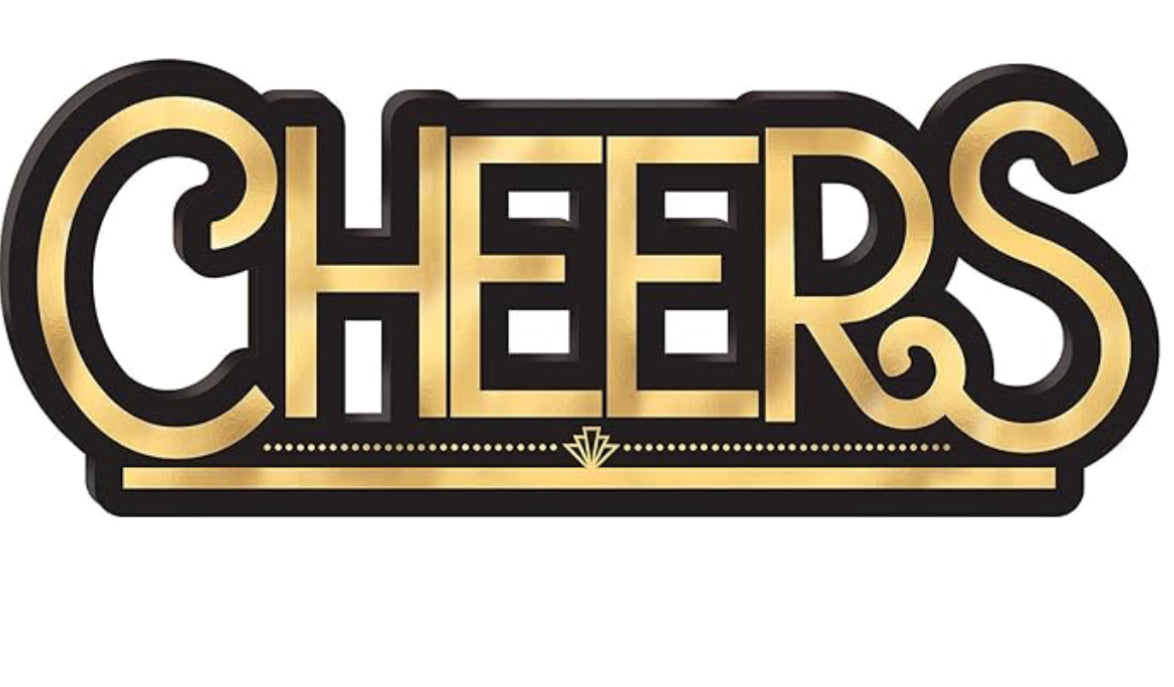 Amscan Cheers Standing Sign