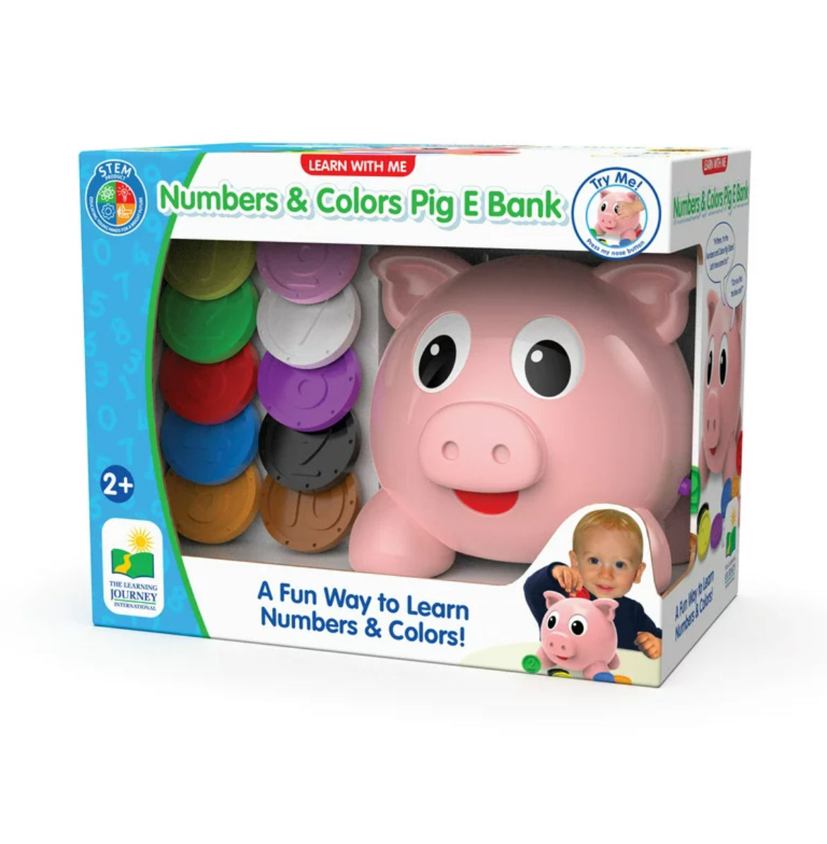 Learn with Me Numbers & Colors Pig E Bank