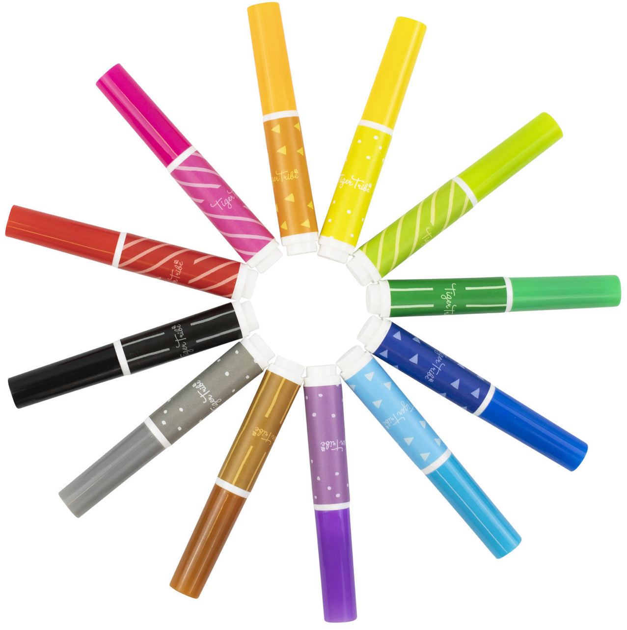 Tiger Tribe Junior Markers 12 Pack