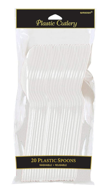 Amscan Plastic Cutlery -Washable & Reusable