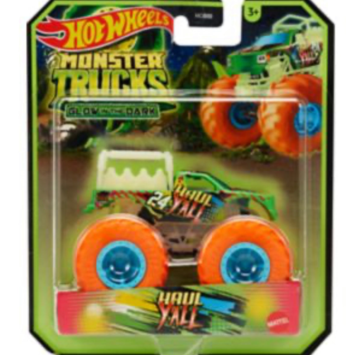 Hot Wheels Monster Trucks Glow In The Dark Mattel