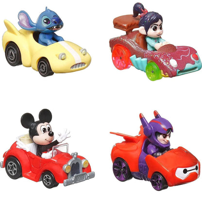 Mattel Hot Wheels RacerVerse Disney 4-Pack Cars