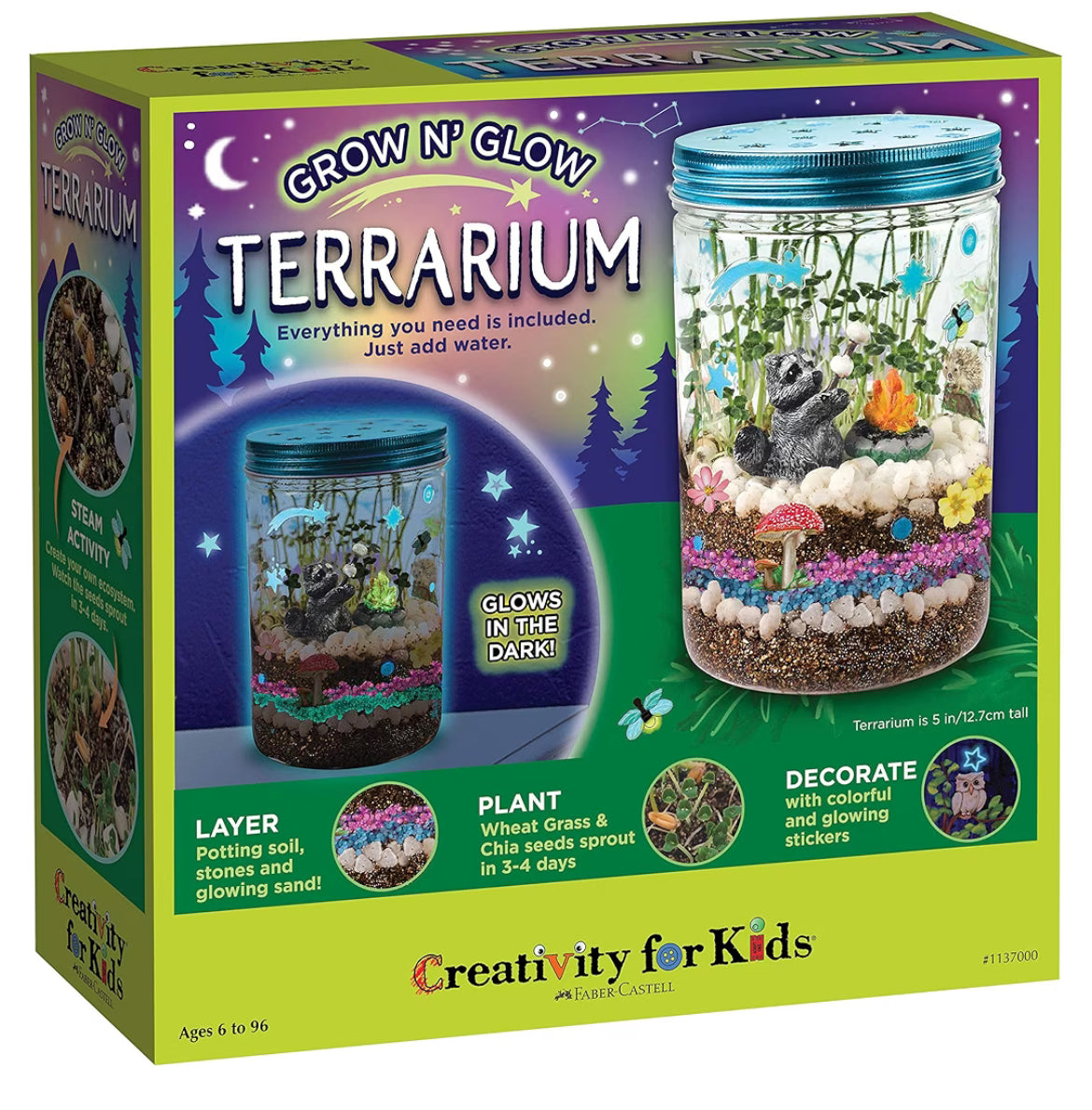 Creativity For Kids Grow N’ Glow Terrarium