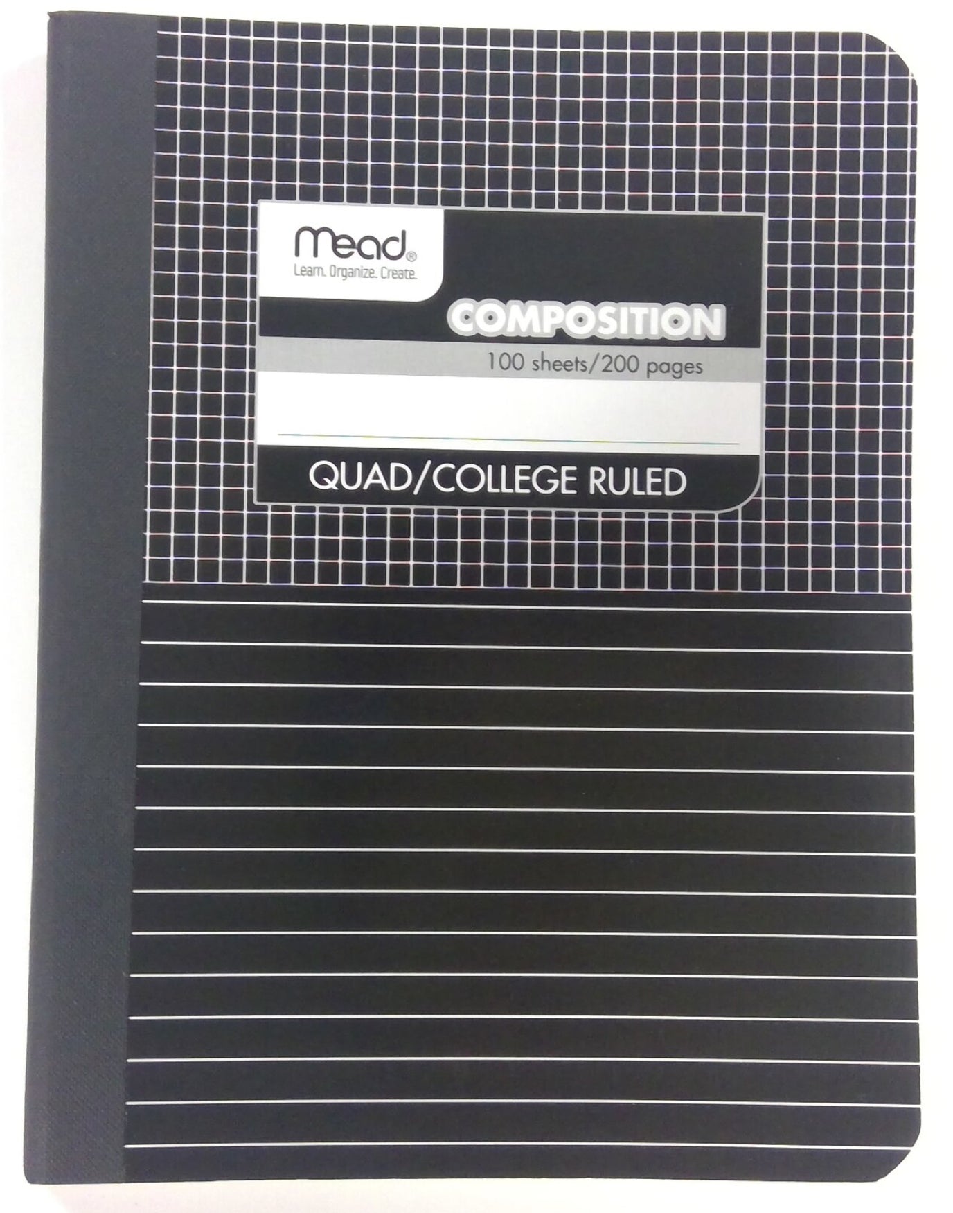 Mead Black Cover Graph Composition Book