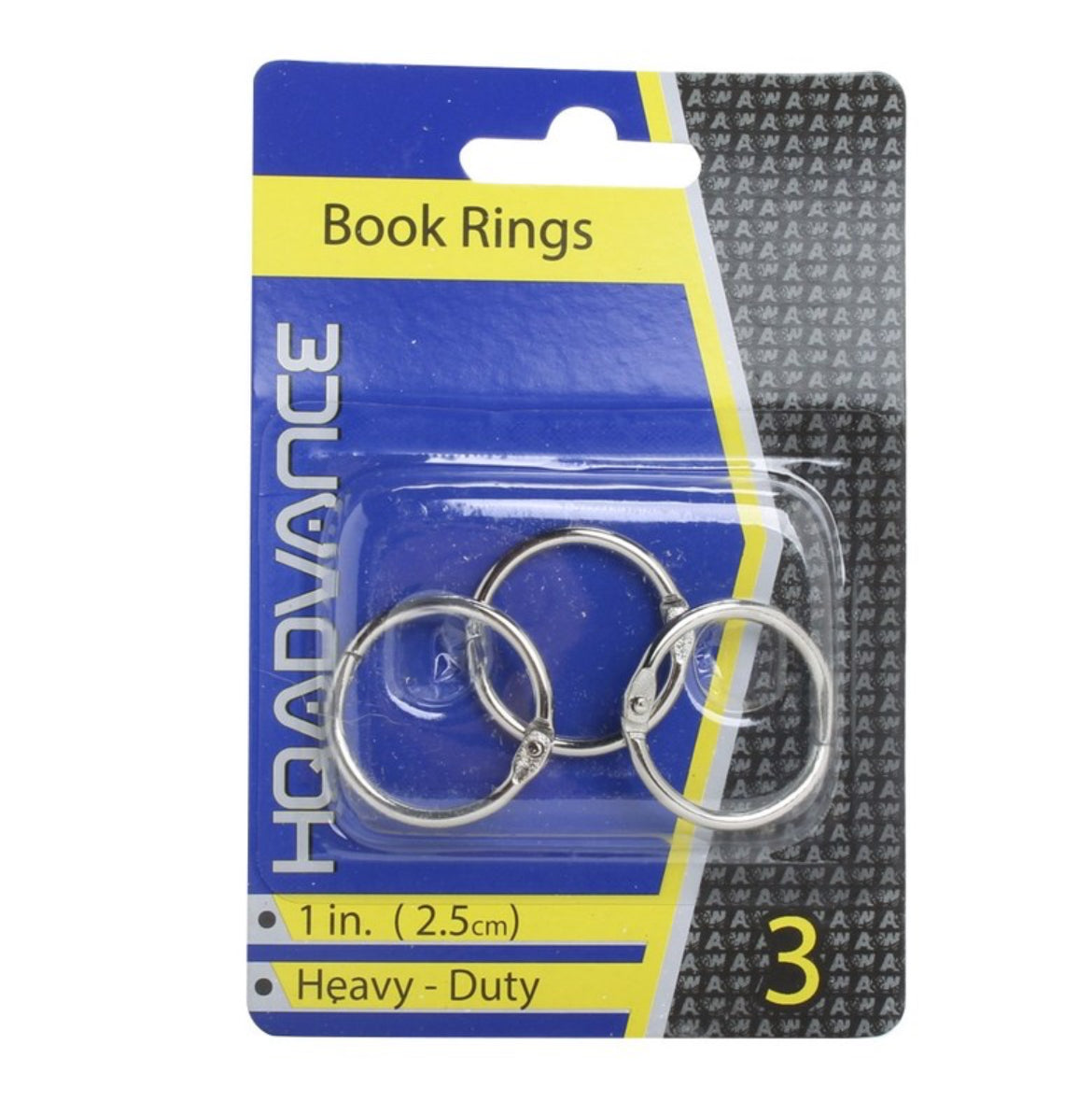 Hqadvance Heavy Duty Book Rings 1 In (2.5cm)