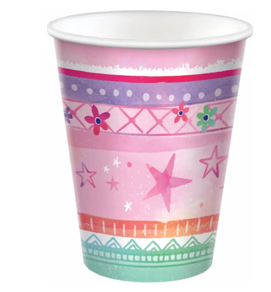 Amscan Girl-Chella Paper Cups (Pack of 8)