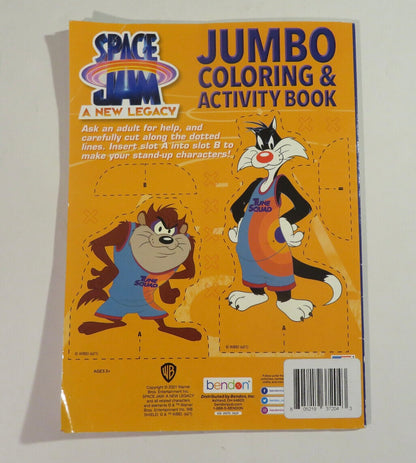 Bendon Space Jam A New Legacy Jumbo Coloring & Activity Book LeBron James