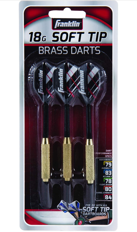 Franklin 18g Soft Tip Brass Darts