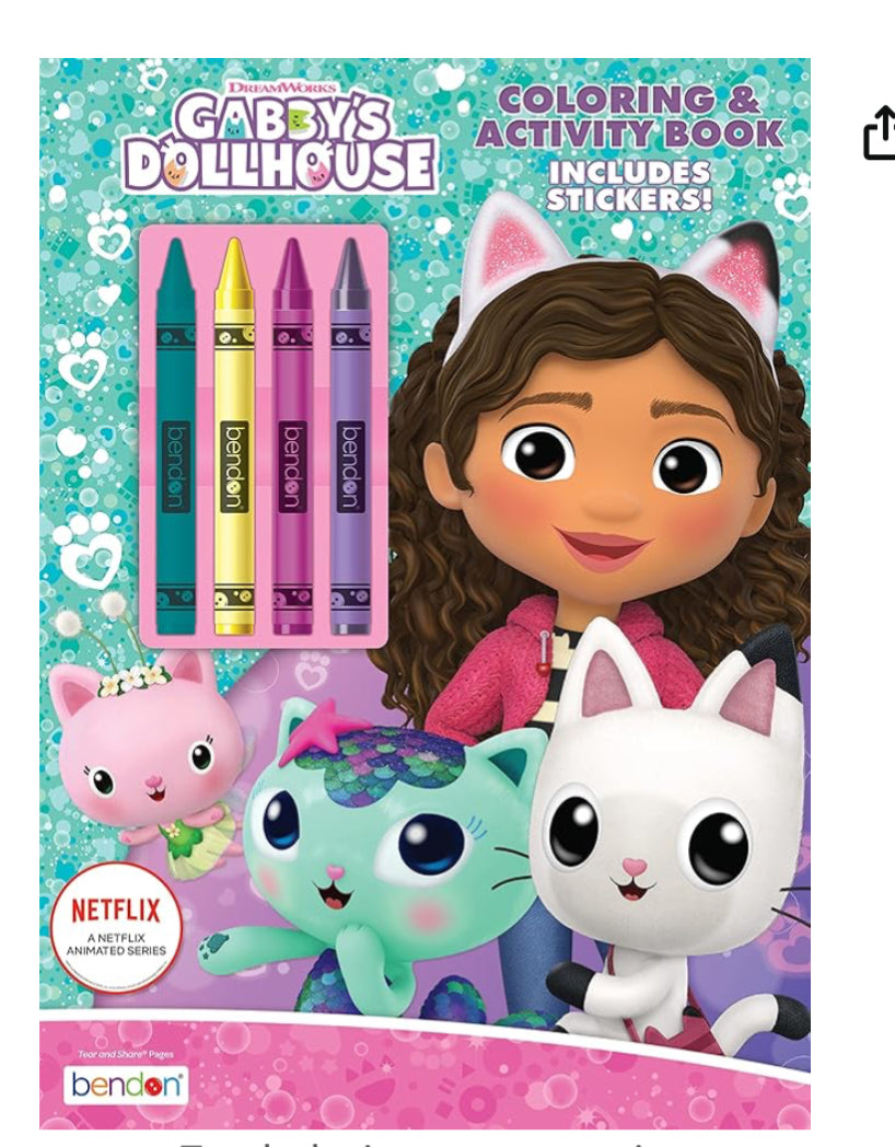 Gabbys Dollhouse Coloring & Activity Book