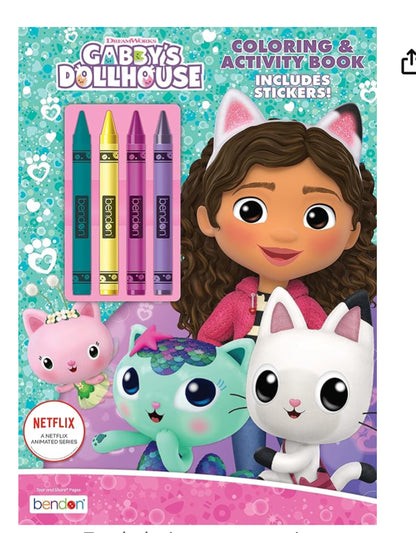 Gabbys Dollhouse Coloring & Activity Book