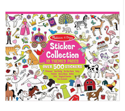 Sticker Collection Themed Pages