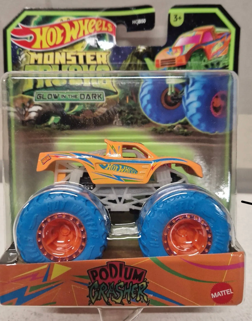 Hot Wheels Monster Trucks Glow In The Dark Mattel