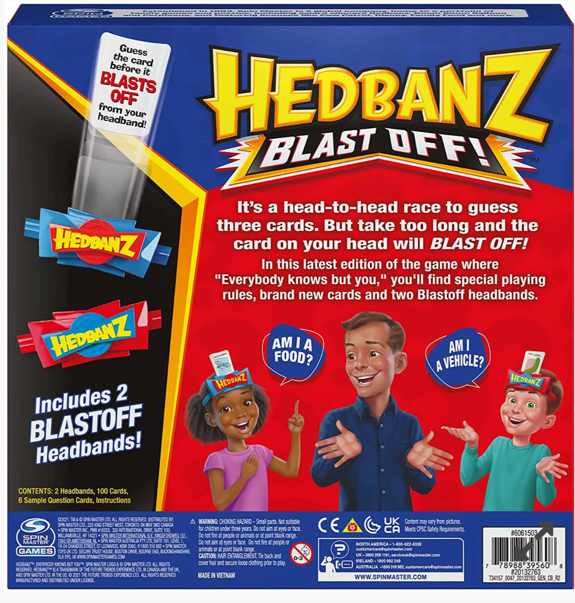 Hedbanz Blastoff Game