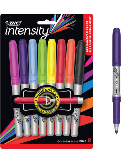 BiC Intensity Permanent Marker 8 Asst. Colors