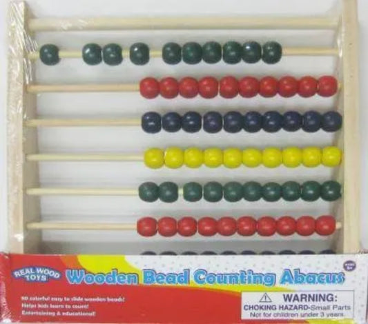 Wooden Bead Counting Abacus