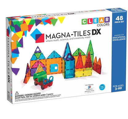 Magna Tiles Clear Colors 48 Piece Set