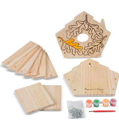 Melissa & Doug Build-Your-Own Wooden Birdhouse Craft Kit