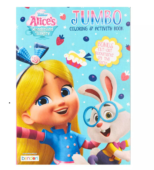 Alice Wonderland Bakery Coloring & Activity Kids Book