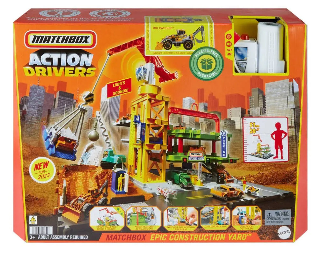 Matchbox Action Drivers Construction Playset