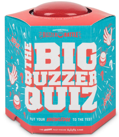 Professor Puzzle - The Big Buzz Off Trivia Party Game With Electronic Buzzer