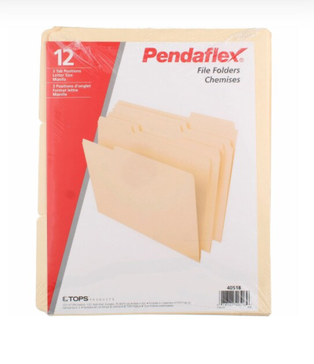 Pendaflex Letter Size Manilla File Folders