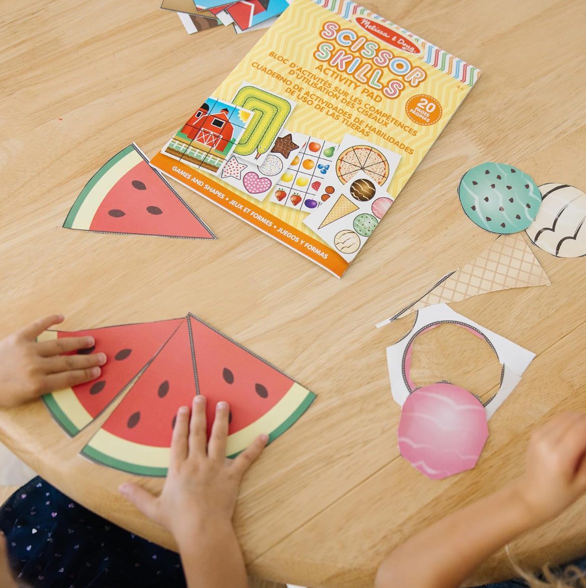 Games & Shapes Scissors Skills Pad