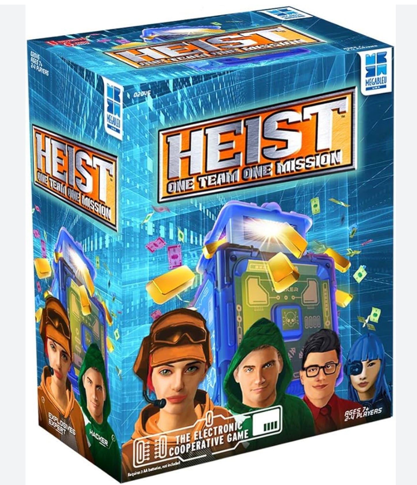 Heist One Team OneMission The Electronic Cooperative Game by Megableu