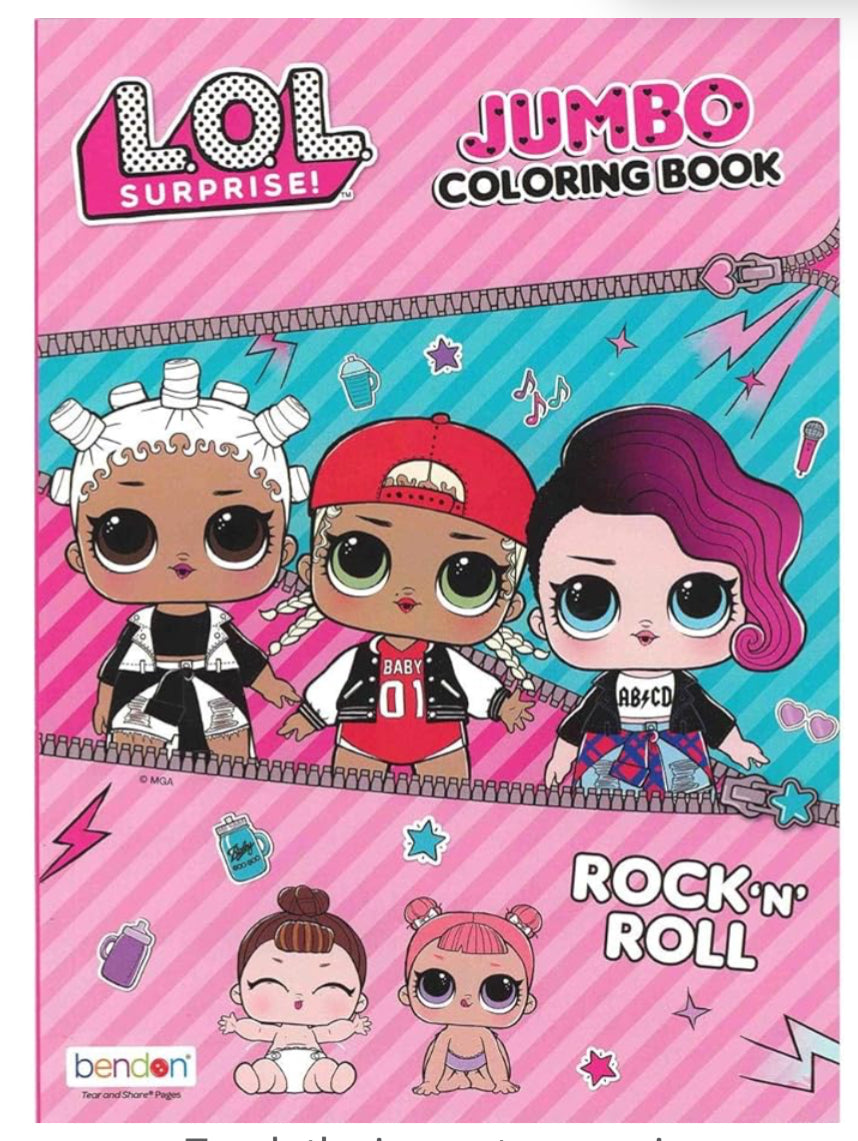 Bendon LOL Surprise Rock 'N' Roll Coloring & Activity Book