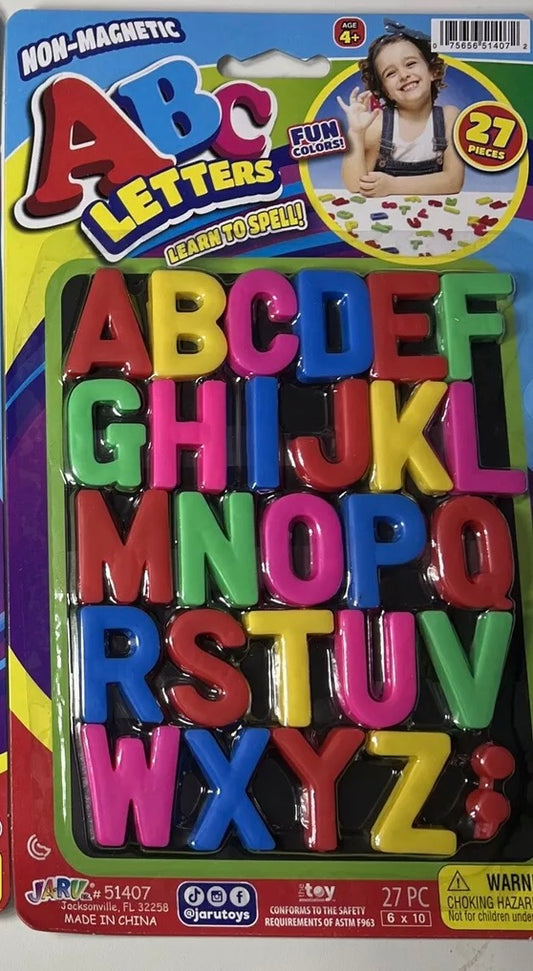 Ja-Ru Non Magnetic ABC Letters