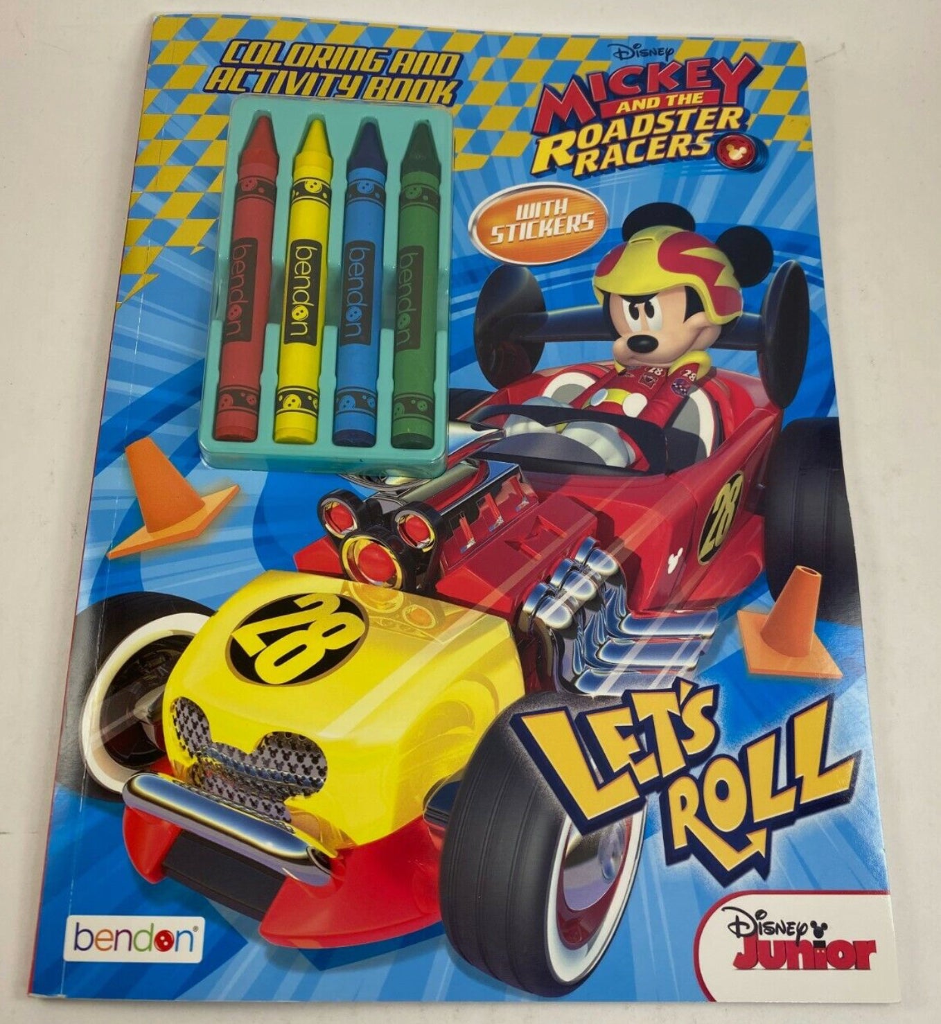 Disney Mickey & The Roadster Racers Coloring & Activity Book - Plus 30 Stickers - Bendon