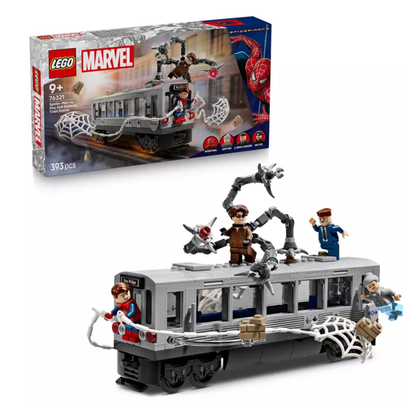 LEGO Marvel - Spider Man vs. Doc Ock Subway Train Scene